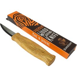 Vuolupuukko BeaverCraft 80 mm karkaistulla terällä tammikahvalla