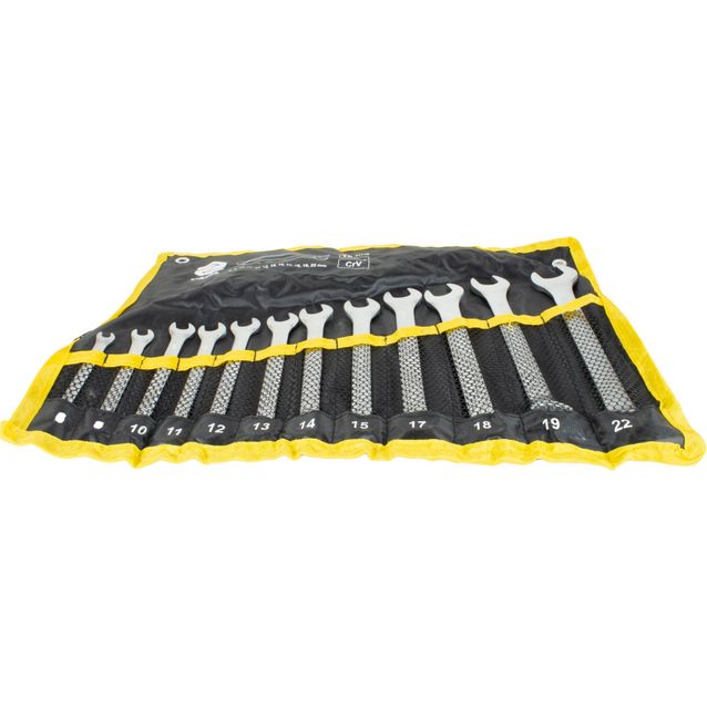 Kiintolenkkisarja Vorel 6-22 mm CrV 12 osaa