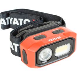 Otsalamppu Yato 480 LM IP54 3,7V 1400 mAh akulla