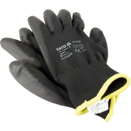 Asentajankäsine Yato nro. 9 nylon/PU musta