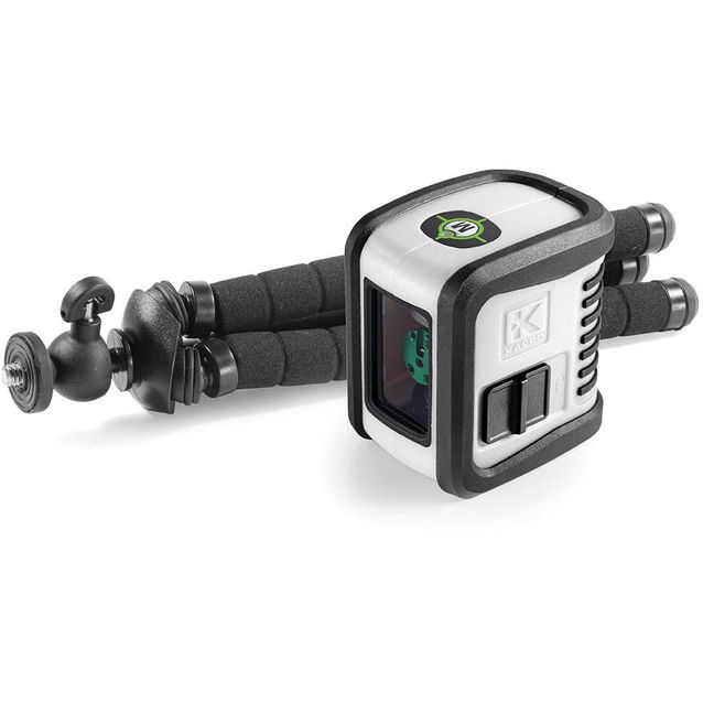 Ristilaser Kapro Bambino 842G vihreä 1P+1V + taipuva kolmijalka