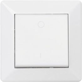 Kytkin Malmbergs Delta, 2-napainen, ilman merkkivaloa, valkoinen