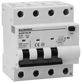 Henkilösuojakytkin Malmbergs, 20A, 4N, 30MA