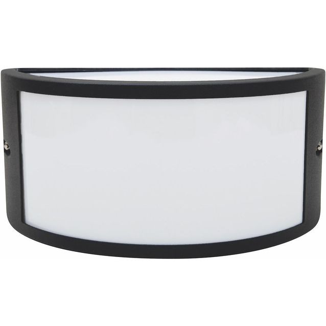 Seinävalaisin Malmbergs Leeds, IP44, E27, musta