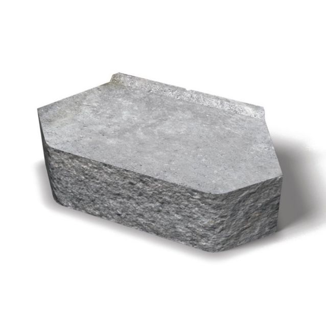 Muurikivi Benders Megastone 100 pyöreäksi lohkottu grafiitti