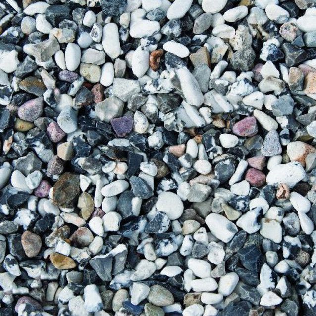 Koristekivi Benders Merikivi 16-32 mm 800 kg suursäkki mustavalkoinen