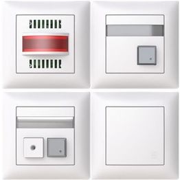 Inva-WC merkinantokoje Abb Saga, sis. muuntajan, valkoinen