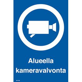 Merkintäkilpi "Kameravalvonta", 20x30cm