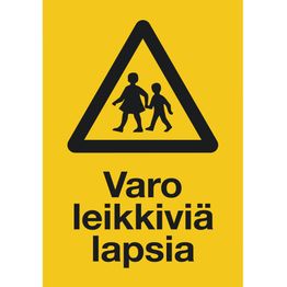 Merkintäkilpi "Leikkiviä lapsia", 20x30cm