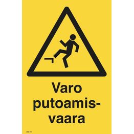 Merkintäkilpi "Putoamisvaara", 20x30cm