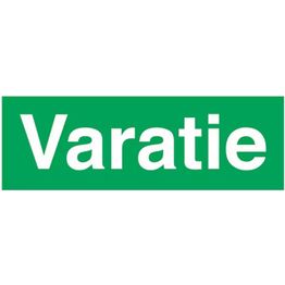 Merkintäkilpi "Varatie", 20x8cm, jälkivalaiseva