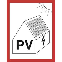Merkintätarra aurinkosähköjärjestelmälle, 8x10cm