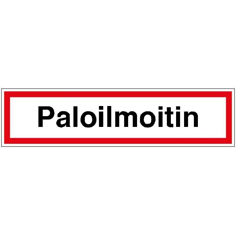 Merkintätarra "Paloilmoitin", 40x10cm