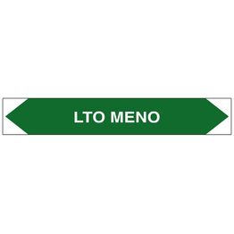 Merkintätarra/putkistotarra "LTO meno", 16x2.5cm, 5kpl