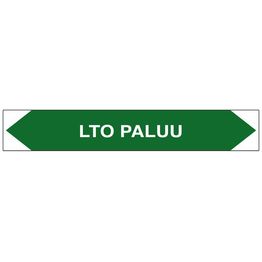 Merkintätarra/putkistotarra "LTO paluu", 16x2.5cm, 5kpl