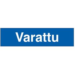 Merkintätarra "Varattu", 10x4cm