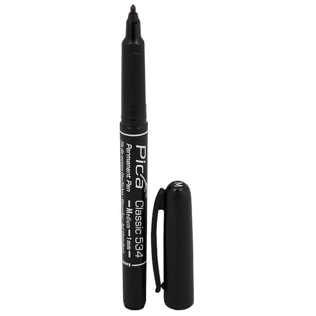 Merkintätussi Pica M, medium musta