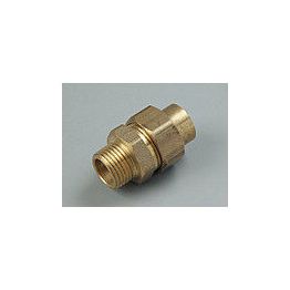Venttiiliyhdistäjä messinki 3/8x12 ulkokierre 6080