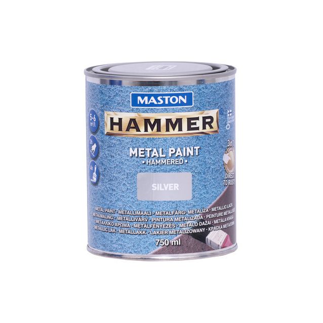 Metallimaali Maston Hammer Vasaralakka 750ml eri värivaihtoehtoja 