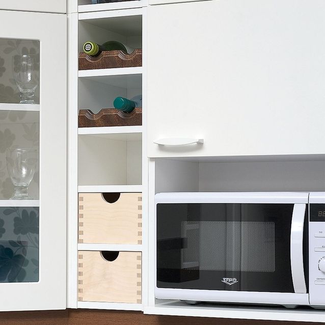 Mikrokaapin runko Ideal Keittiöt 703mm valkoinen