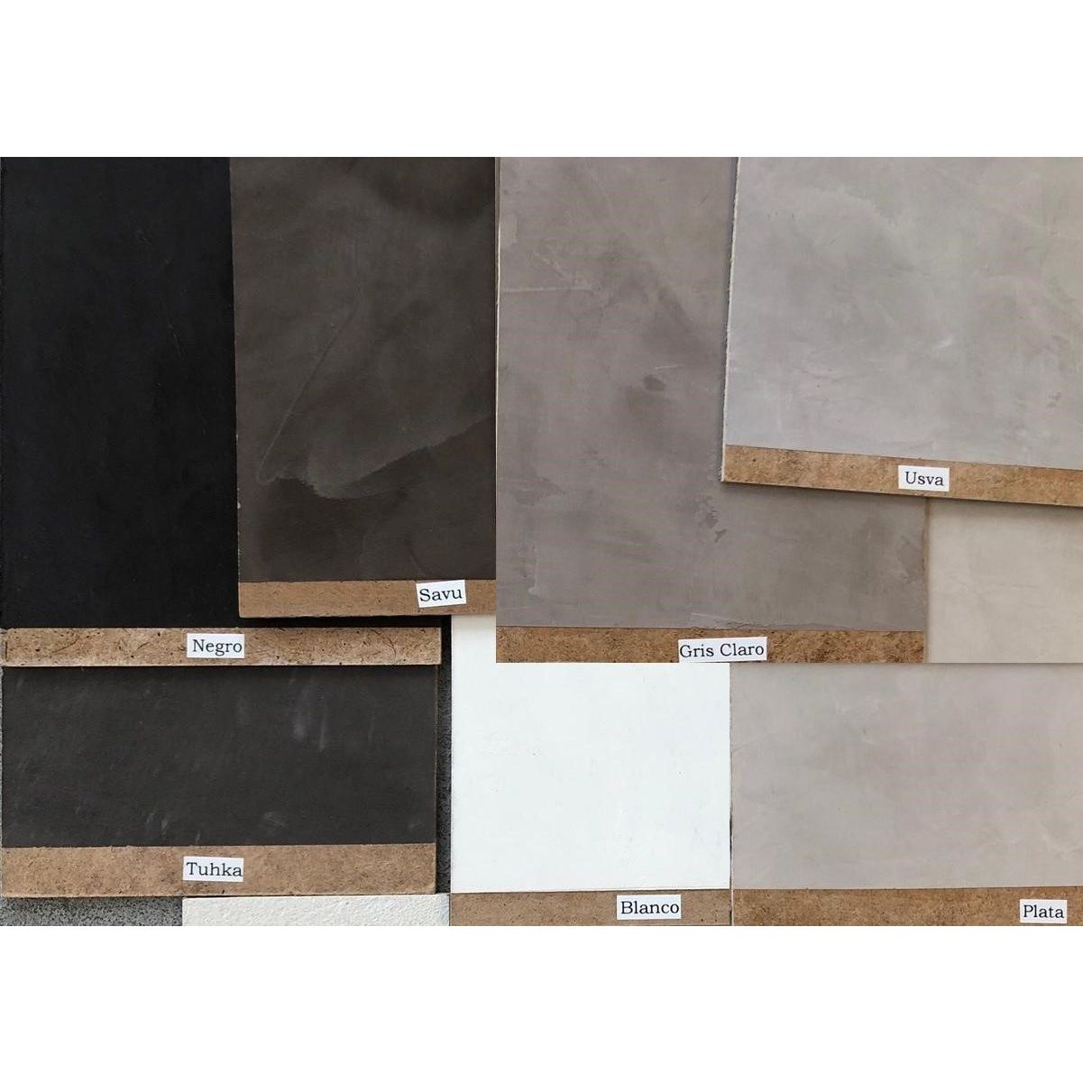 Mikrosementtipaketti Suomen Betonileimasin seinäpintaan kipsin/maalin päälle 6 m², Gris Claro lisäkuva 4