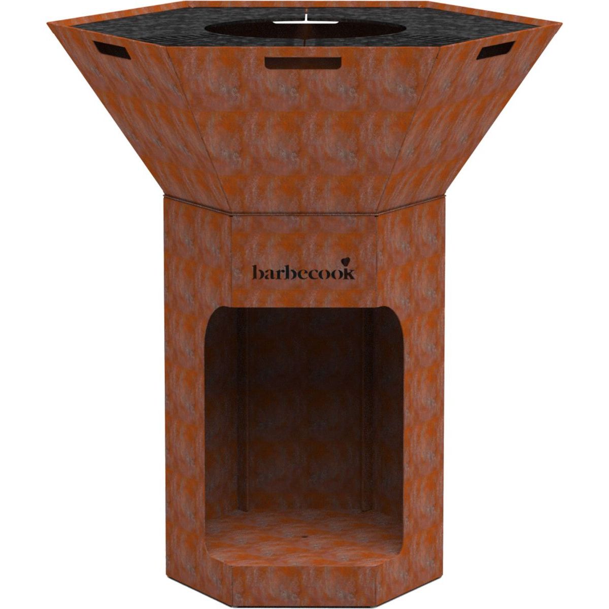 Puugrilli Barbecook Nestor, corten-teräs