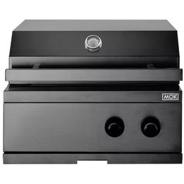 Kesäkeittiön kaasugrillimoduuli Myoutdoorkitchen Nordic Line Black, 2 poltinta, musta