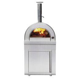 Pizzauuni Myoutdoorkitchen Classic Line Stainless Naples, puulämmitteinen, rst