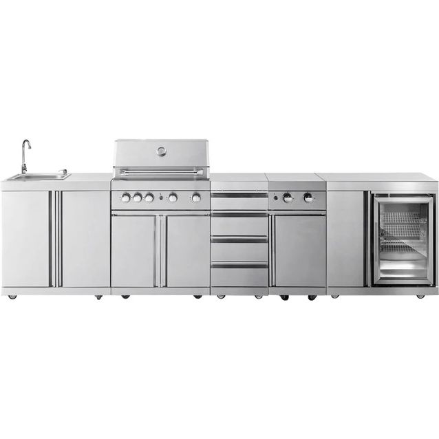 Kesäkeittiö Myoutdoorkitchen Michigan, ruostumaton teräs