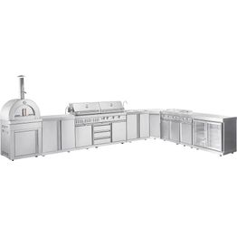 Kesäkeittiö Myoutdoorkitchen Washington, ruostumaton teräs