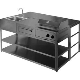 Kesäkeittiö Myoutdoorkitchen Nordic Line Stavanger, musta