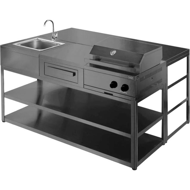 Kesäkeittiö Myoutdoorkitchen Nordic Line Stavanger, musta