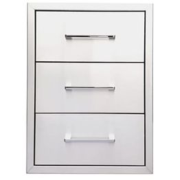 Kesäkeittiön kolmilaatikkomoduuli Myoutdoorkitchen Built-in