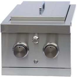 Upotettava sivukeitin kaksoislevyllä Myoutdoorkitchen Built-in