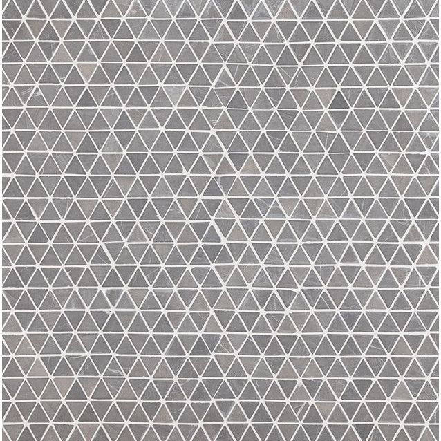 Mosaiikkilaatta Qualitystone Triangle Mini Light Grey 30x30x30 mm