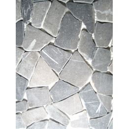 Luonnonkivimosaiikki Savu, vaaleanharmaa, 30x30cm
