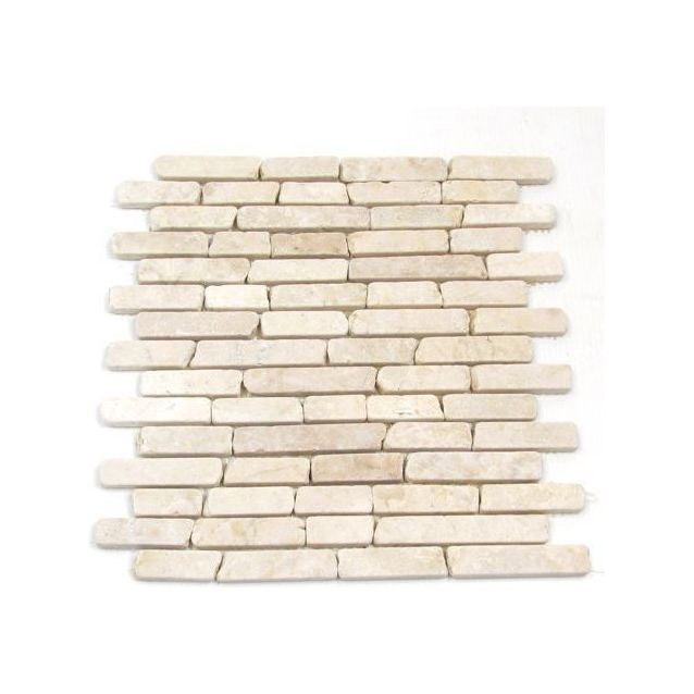 Luonnonkivimosaiikki Pilvi, valkoinen, 30x30cm