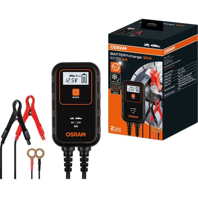 Akkulaturi Osram BatteryCharge 904