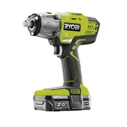 Mutteriväännin Ryobi ONE+ R18IW3-120S 2 Ah akulla + 3 hylsyä renkaanvaihtoon