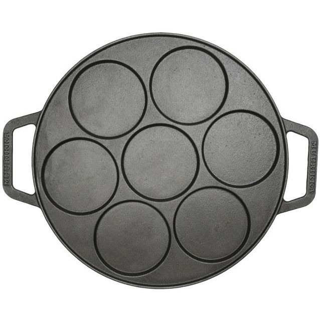 Monitoimipannu Muurikka, 41.5cm, emaloitu valurauta