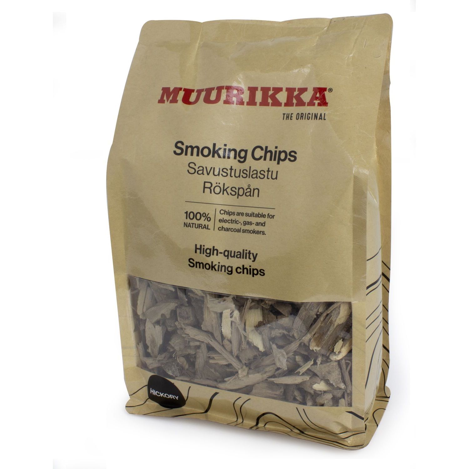 Savustuslastu Muurikka hickory 500 g