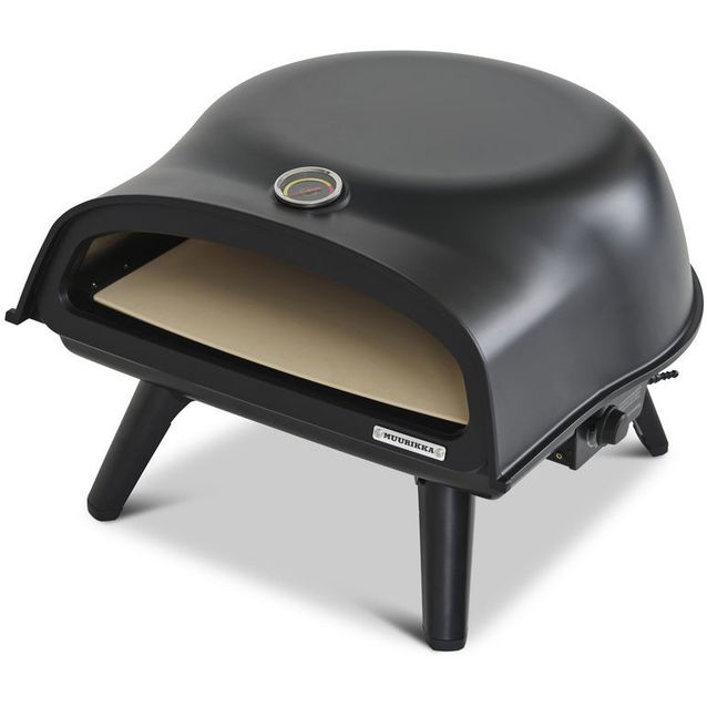 Pizzauuni Muurikka 16, kaasu, musta