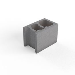 Muurikivi HB-Betoni 280x390x250mm sileä pääty harmaa