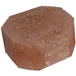 Muurikivi Rudus Aitakivi kansipääty 200x200x100 mm sileä punainen