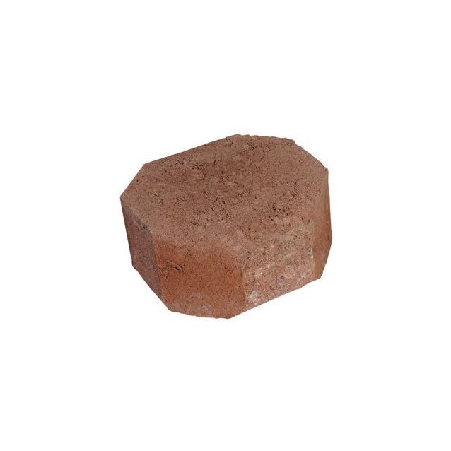 Muurikivi Rudus Aitakivi kansipääty 200x200x100 mm sileä punainen