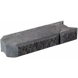 Muurikivi Rudus Aitakivi kansipari 560x200x100 mm sileä musta