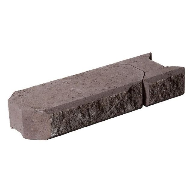 Muurikivi Rudus Aitakivi kansipari 560x200x100 mm sileä ruskea