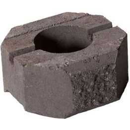 Muurikivi Rudus Aitakivi päätykivi 200x200x100 mm sileä ruskea