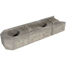 Muurikivi Rudus Aitakivi peruspari 560x200x100 mm sileä harmaa