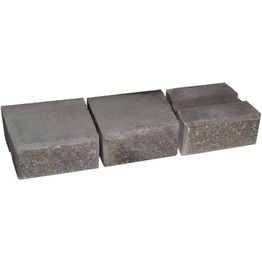 Muurikivi Rudus Muurikko kaarrekivet 235x235x100 mm sileä musta